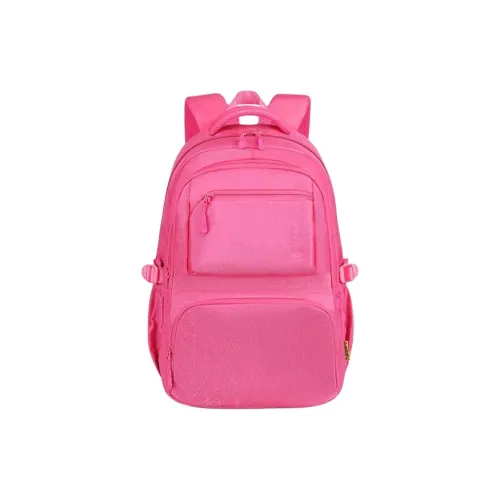 Disney Полиэстер Рюкзак Маленький Женский Розовый Красный