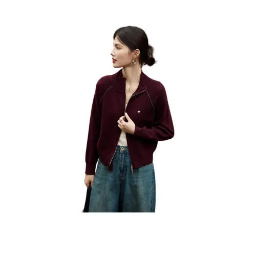 SHANGJING Красный Женский Трикотаж