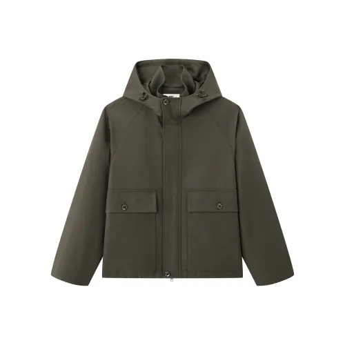 NPC Кофейный Зеленый Коричневый Мужские Куртки