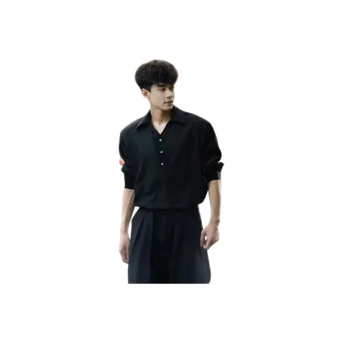 ENPofficial Длинный рукав рубашка пальто мужской