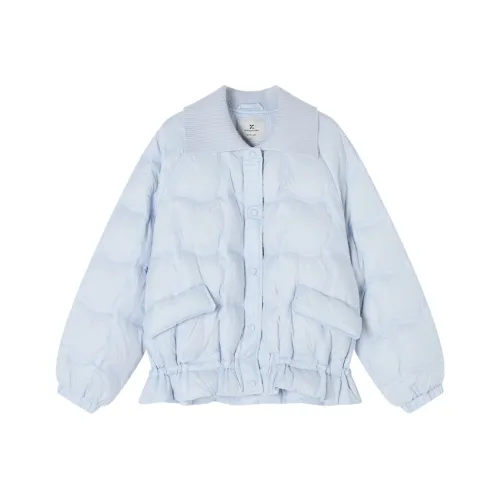 XIANGYING Светло-синий женский пуховик