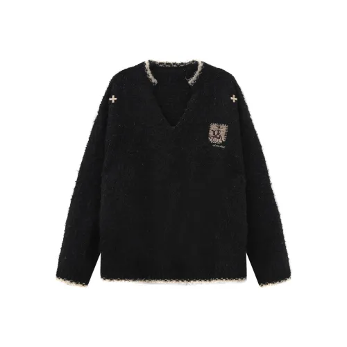 NSTNEW START Черный С подарками Sprouting Ярлык Унисекс Свитеры