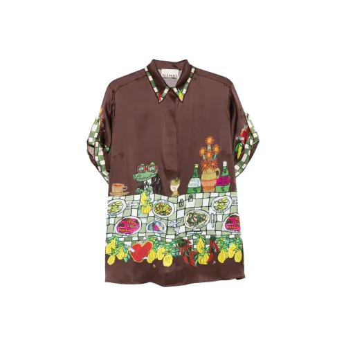 ALEMAIS Коричневый Женские Рубашки