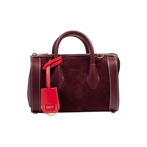 LANCEL Замша Сумка Мини Женская Бордовая