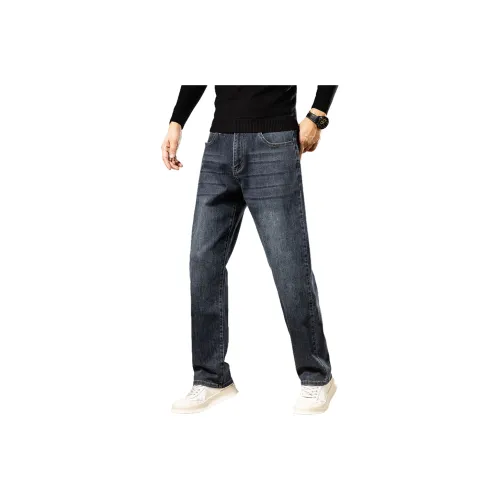 JEANSWEST Синий Серый Унисекс Джинсы