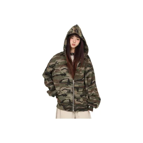 XUBAIHUO Камуфляж Унисекс Свитшоты