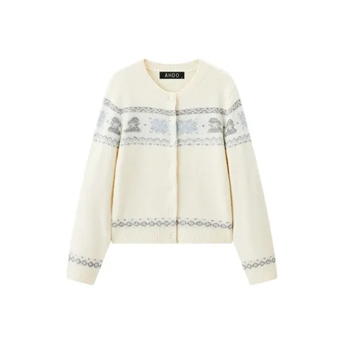 AHDO Белый Женский Трикотаж