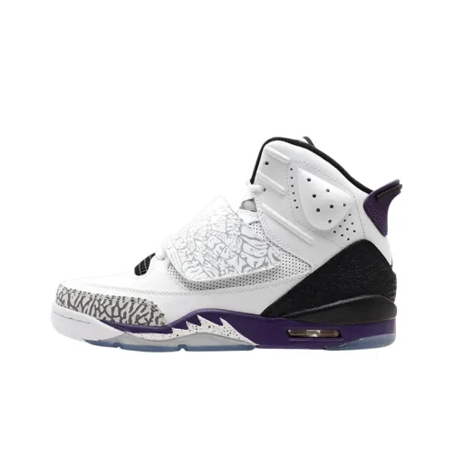 Джордан Son of Mars High Топ Детские Баскетбольные Кроссовки Белые Подростки