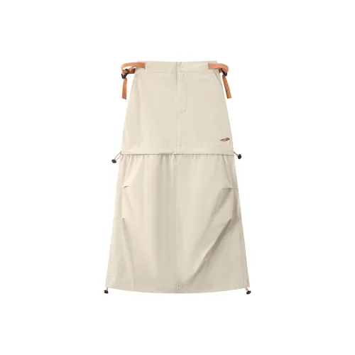 NewJnxs Повседневный Длинный Юбка Женские