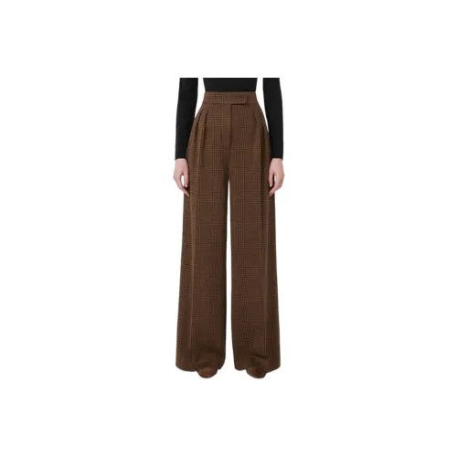 MaxMara Brown Women's Casual Pants МаксМара Коричневые Женские Повседневные Штаны