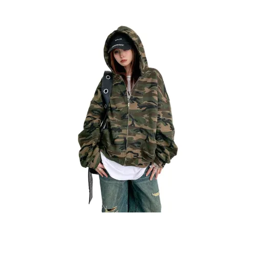 XUBAIHUO Камуфляж Унисекс Свитшоты