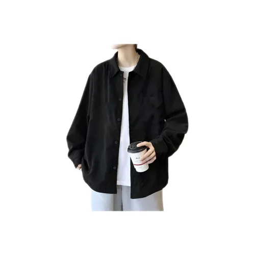 ENPofficial Длинный рукав рубашка пальто мужской