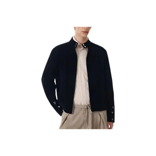 Wooden Rabbit Cropped Straight Плечо Куртка Мужская