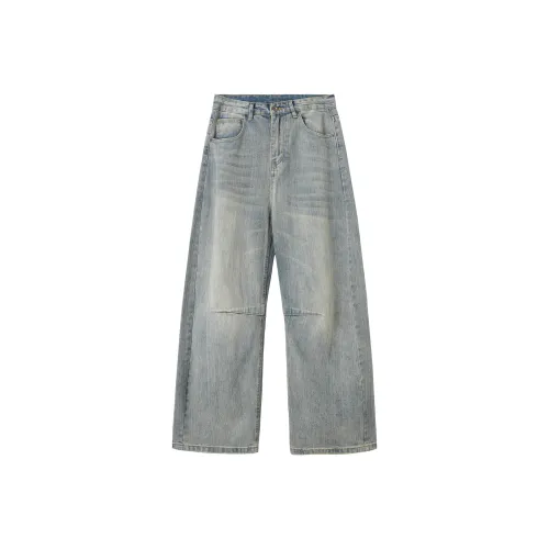 ASHER LEVINE Синие Унисекс Джинсы