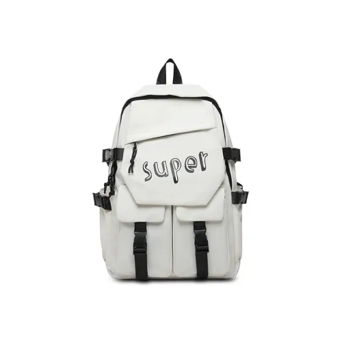 Chinllo Нейлоновый Рюкзак Стандартный Белый Серый Черный Бордовый