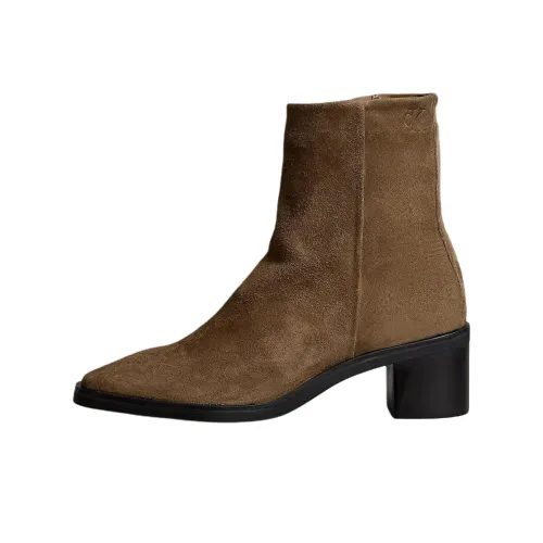 CALVIN KLEIN Ботильоны 5,5 см Женские Коричневый