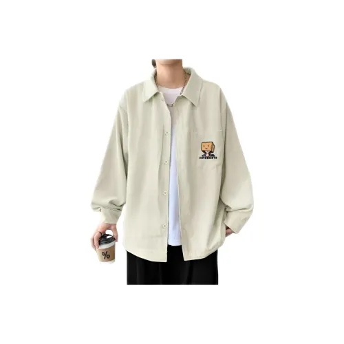 ENPofficial Длинный рукав рубашка пальто мужской