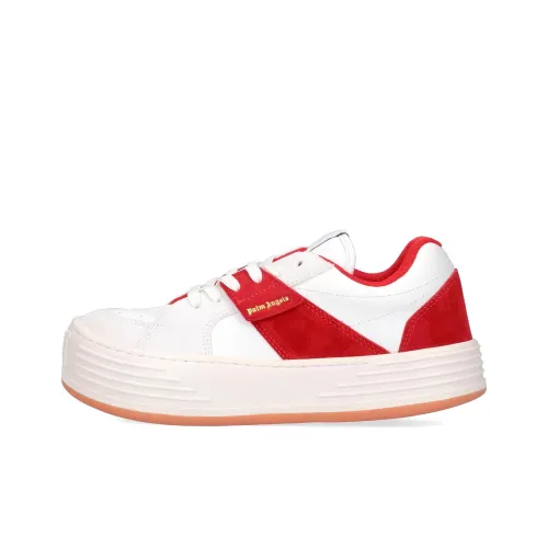 PALM ANGELS Низкий топ стильный для скейтбординга мужской белый и красный