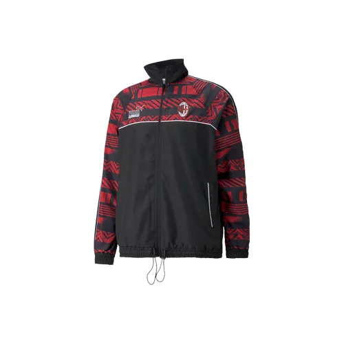 PUMA Черный Подошва Красные Полосы Мужские Куртки