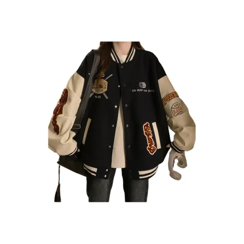 HTHK Черный Унисекс Бейсбольные Джерси