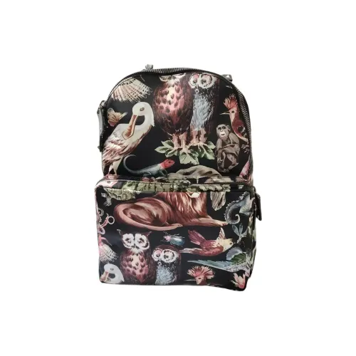 Valentino Холст Рюкзак Унисекс Черный
