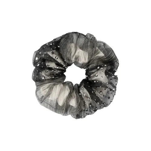 QIMEILA Ткань Шелковый шифон Резинка для волос Женская