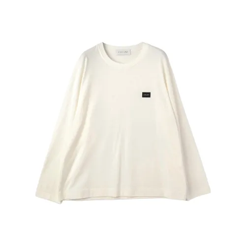 CULLNI FW25 The Basic Embroidery Patch Pullover T Shirt Unisex CULLNI FW25 The Базовый Вышивка Патч Пуловер T Рубашка Унисекс