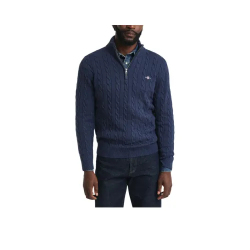 GANT Джинсовый синий Мужские Свитера