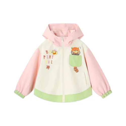 B.Duck Светло-бежевый белый Kids Куртки