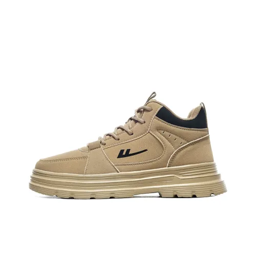 Warrior Короткий Мартин Ботин Мужской Хаки-Бежевый Черный