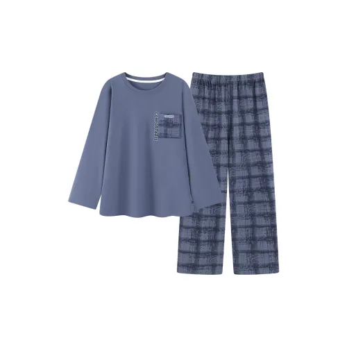 FENTENGCARE Синий Мужской Пижамный Комплект