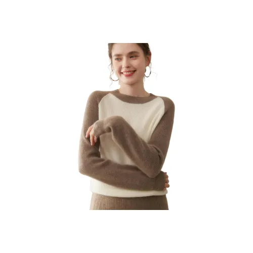 H YXIANG Кашемир Свитер Женские