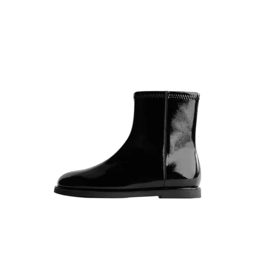 ZARA Детские ботинки Черный Kids