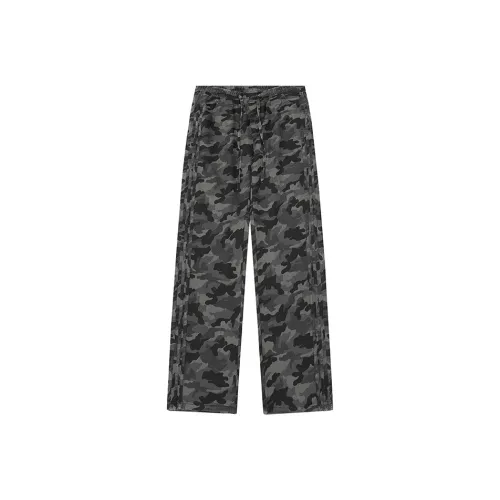 FUMBLE Gray Camouflage Unisex Jeans FUMBLE Серый Камуфляж Унисекс Джинсы