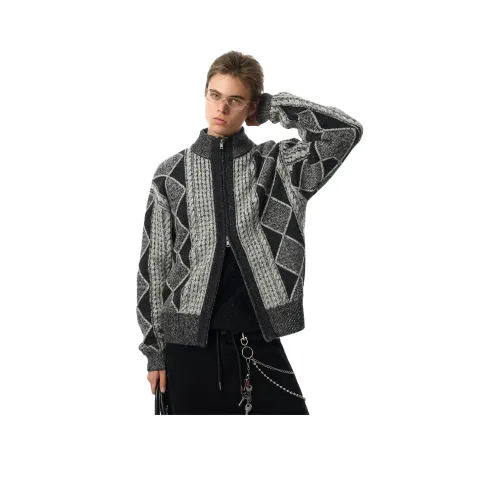 JHYQ Свитер Унисекс Черный Белый Серый