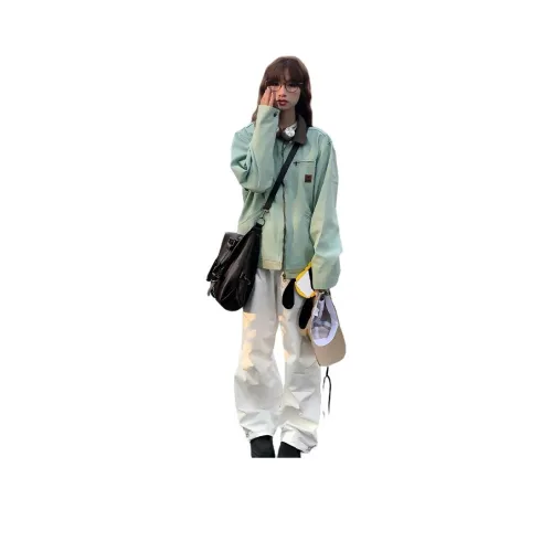 YICHEN Мятно-зеленый Женский Куртка