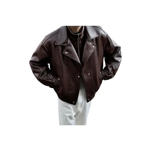 A02 Унисекс Кожаные куртки