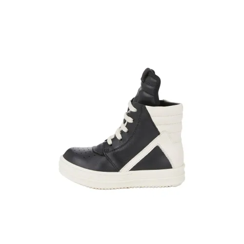 RICK OWENS совместный бренд RO Высокие топы Обувь для малышей Черный Infant And Toddler