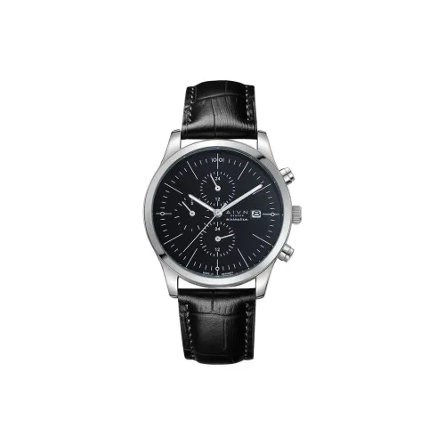 AIVN BENKEN Cronos Collection Кварцевый механизм Естественная кожа Ремешок Часы Мужские Многоцветный циферблат часов