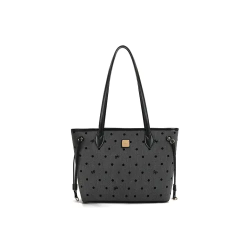 Jade En Plus ПУ (полиуретан) Сумка через плечо Большая Женская Винтажная Черная