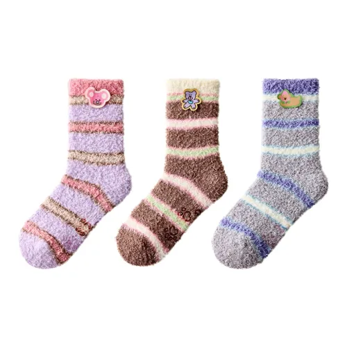 PRIMEET Носки Crew Женские упаковка из 3 пар