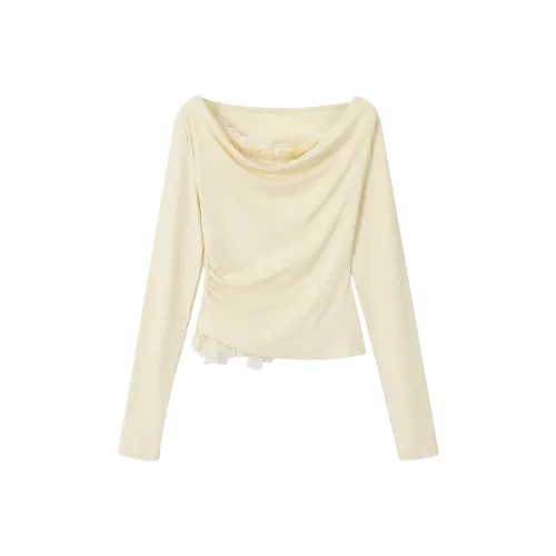 JOPPTI Абрикос Женские T-рубашки