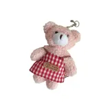 Красная клетка Chef Розовый стоячий медвежонок