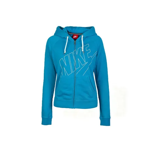 nike Blue Women's Jackets nike Синие Женские Куртки