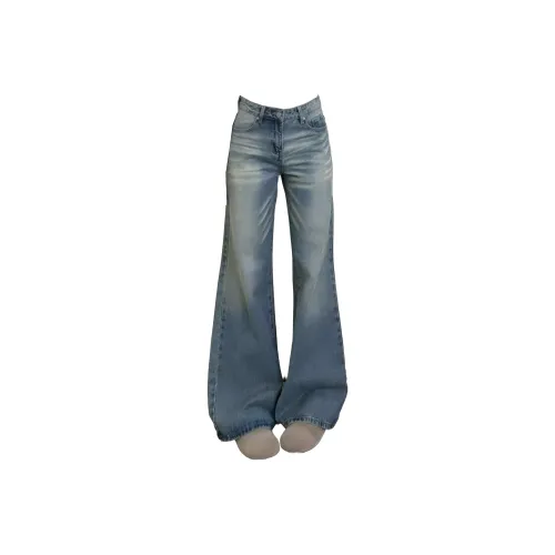 REXSHION Blue Women's Jeans REXSHION Синий Женские Джинсы