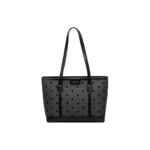 ORANGE BEAN Холст Плечевая сумка Женская Темно-серый