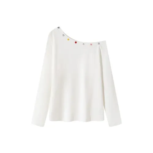 JOPPTI Белый Женские T-рубашки