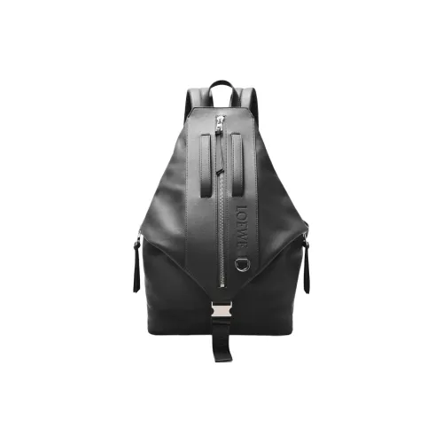 LOEWE Телячья кожа Рюкзак Мужской Черный