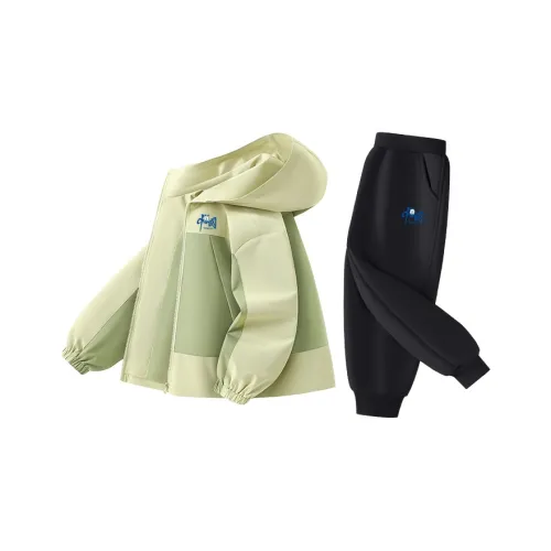 BOBDOG Ветрозащитное пальто одежда наборы осенний 2 штуки детский