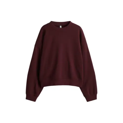 H M Бургунди Женские Свитшоты